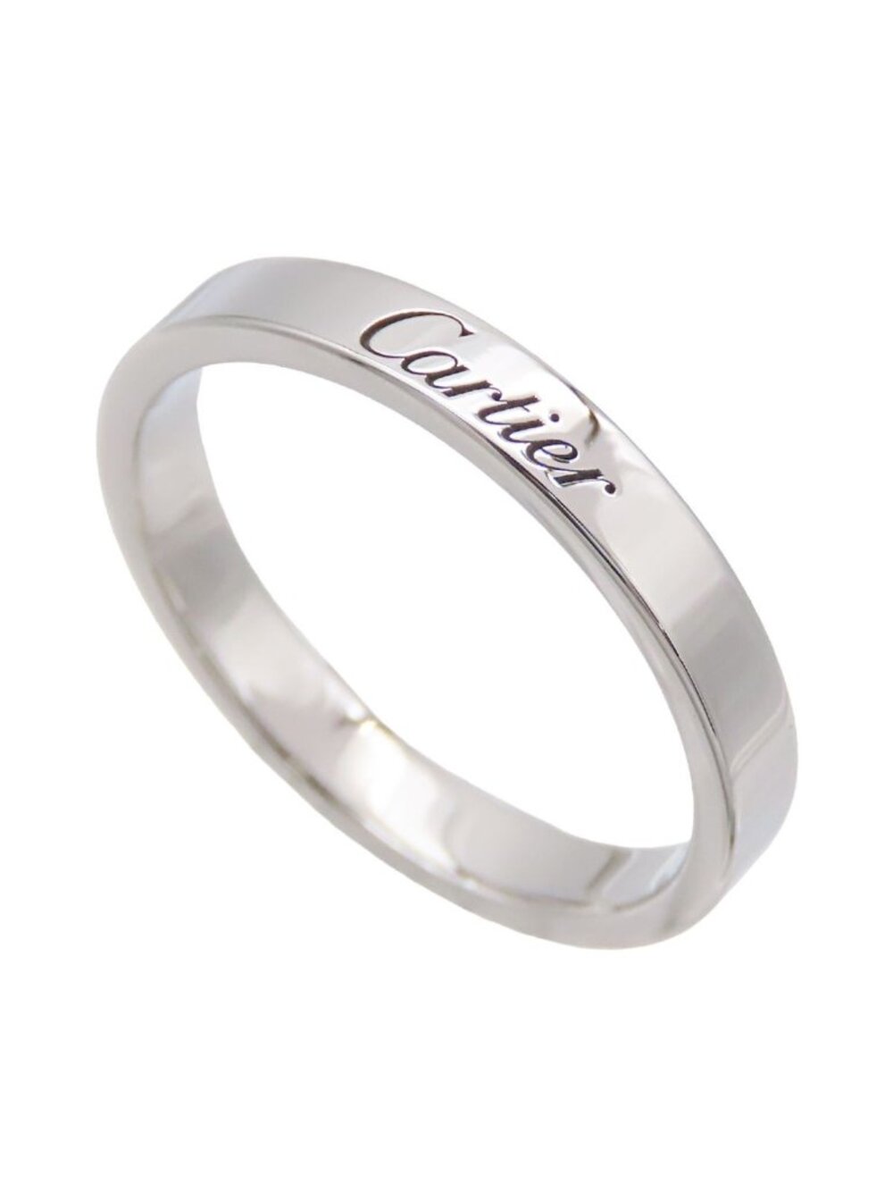 Cartier C de Cartier Wedding Ring Platinum 57